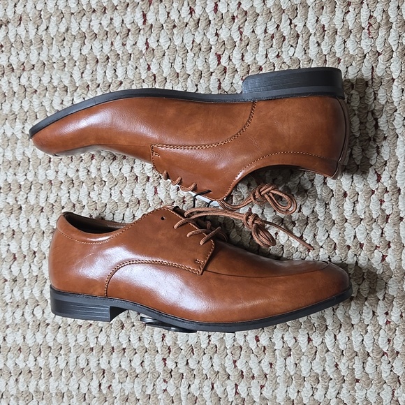 George Memory Foam Tommy Dress Oxford Size 10 Brown Shoes - Picture 3 of 3